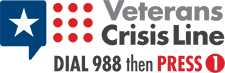 Veterans Crisis Line: Dial 988 then Press 1
