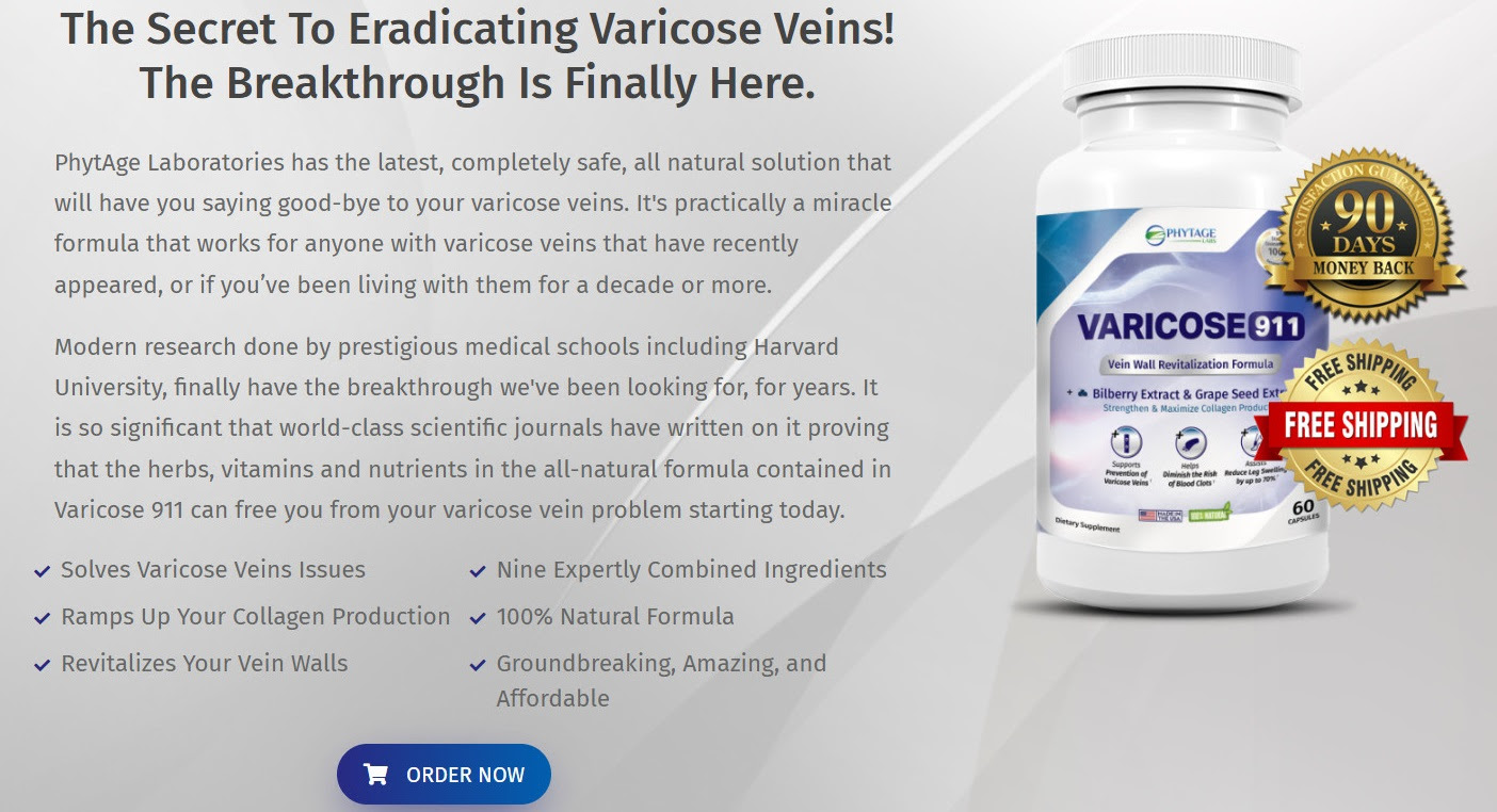 PhytAge Labs Varicose 911 Official Website