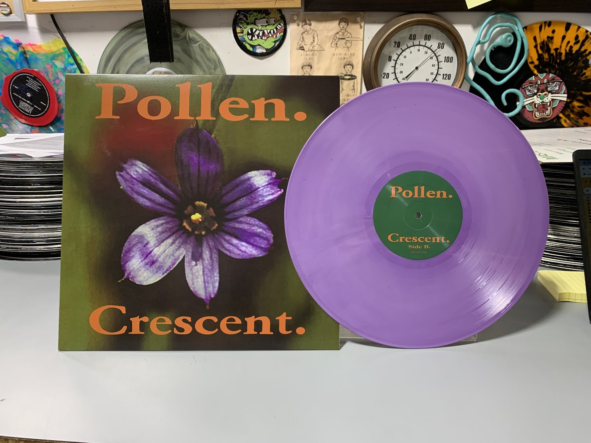 Pollen Crescent Vinyl LP Flower Purple front