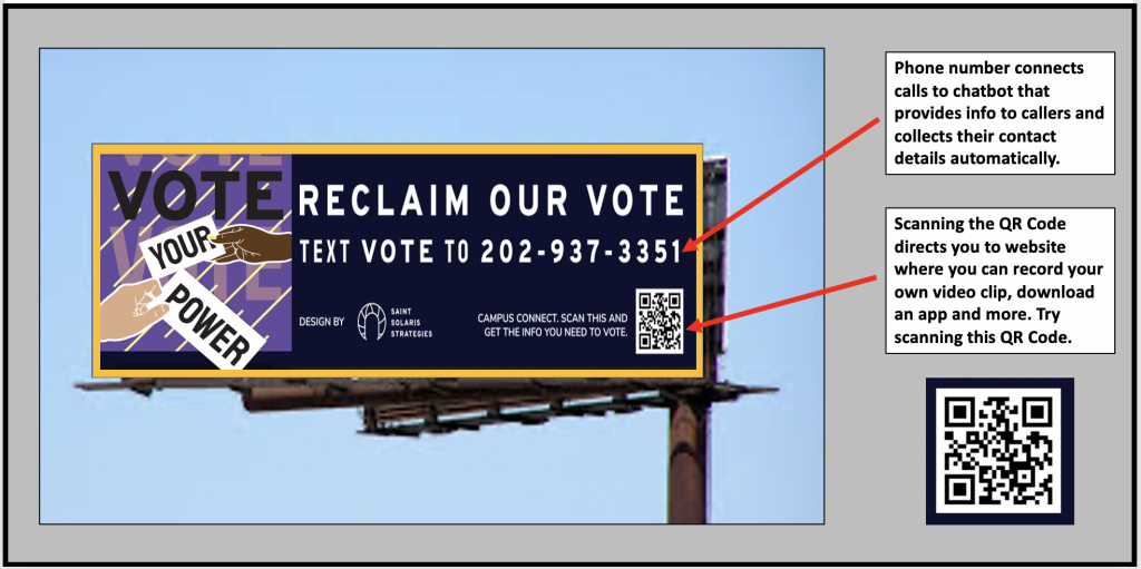 Billboard Campaign Uses Relational Organizing to Encourage Millennials