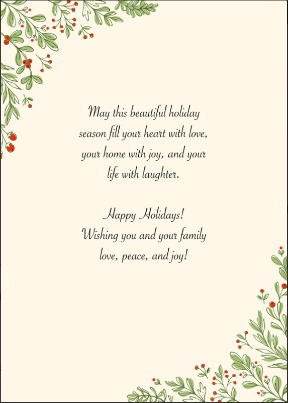 winter greeting