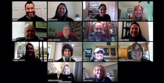 Your Alumni Association team is working together while staying apart.