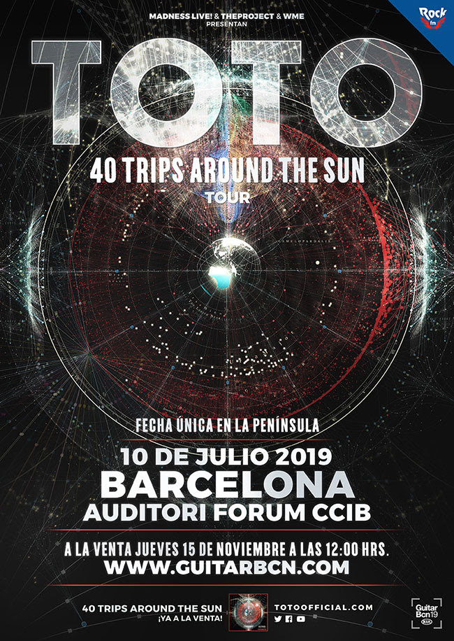 Toto regresan en una esperadísima y exclusiva fecha este mes de julio de 2019