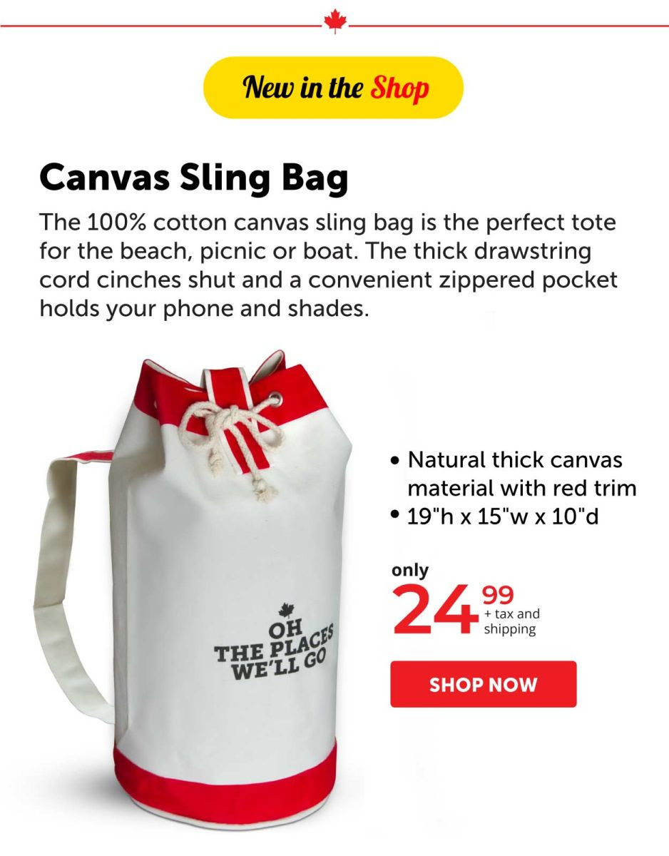 Canvas Sling Bag