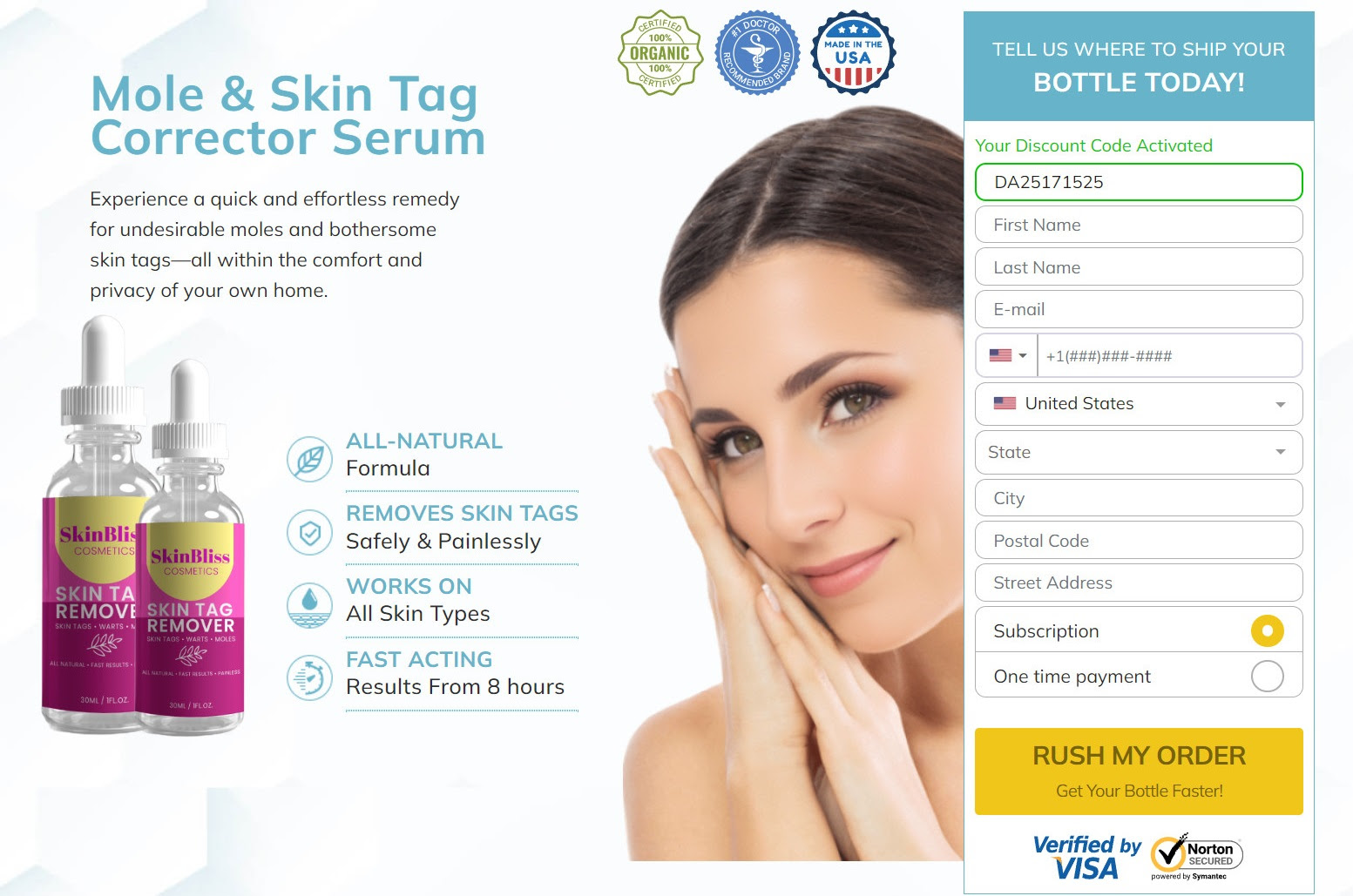 SkinBliss Skin Tag Remover USA, AU, NZ, CA, UK