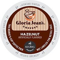 Gloria Jeans Hazelnut Keurig Kcup coffee