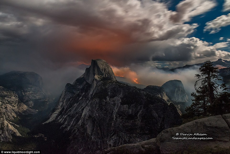  Destruction: Several trails near the Half Dome area are closed due to the fire although all the other park facilities in the 3,0821sqkm park are open