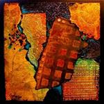 Mixed Media Abstract Metals Art Painting "Urban Vibe" by Colorado Mixed Media Abstract Artist Carol - Posted on Saturday, January 17, 2015 by Carol Nelson