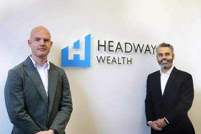 Headway Wealth founders Elliott Parkhouse and Hamzah Salchi