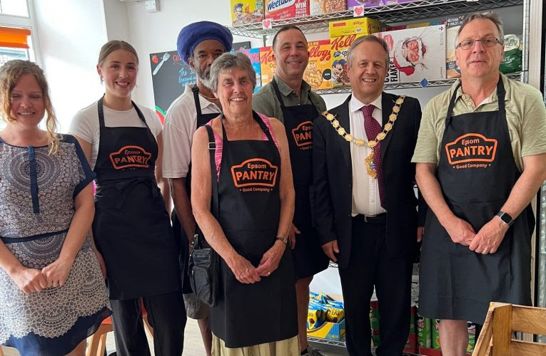 New Epsom Pantry offers more than food to the struggling….