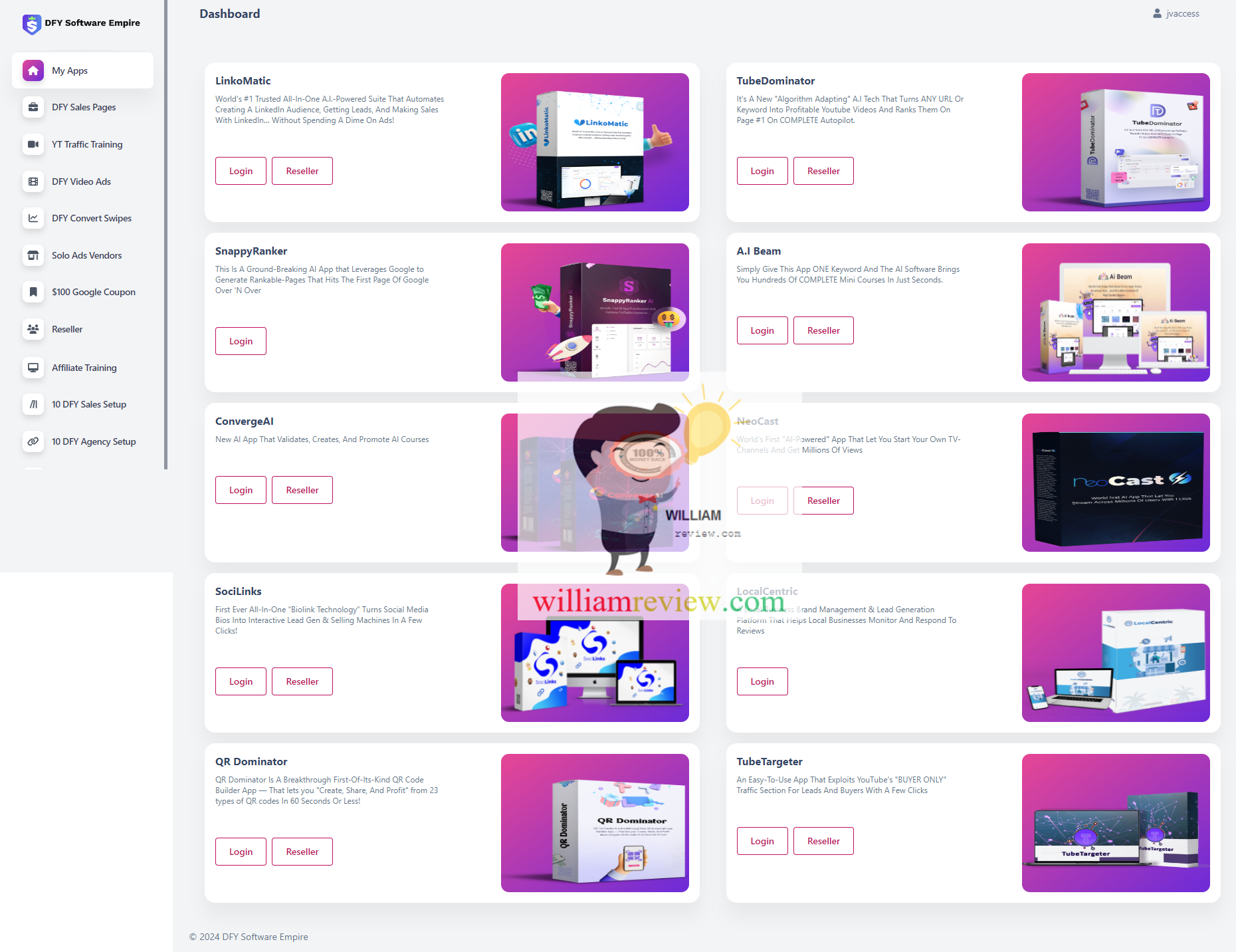 DFY Software Empire OTO - Launch & Personalize 10 High-Tech Softwares That Sold $100,000+ EACH - DFY Software Empire Review 5 2C9ng5I