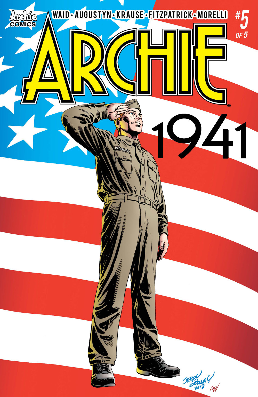 Archie 1941 #5: CVR B Ordway