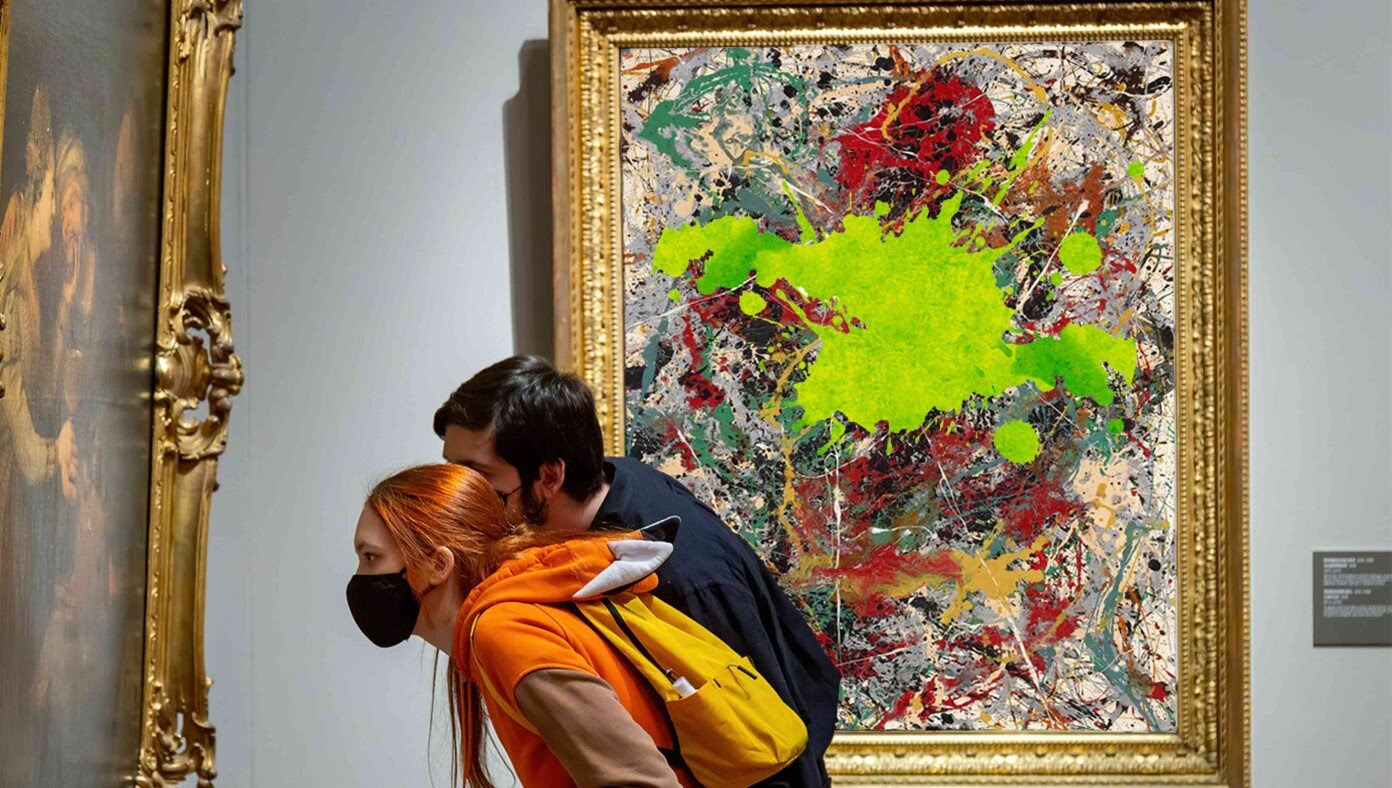 Sad: Climate Activists Vandalize A Jackson Pollock But No One Notices