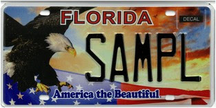 America the Beautiful Specialty License Plate