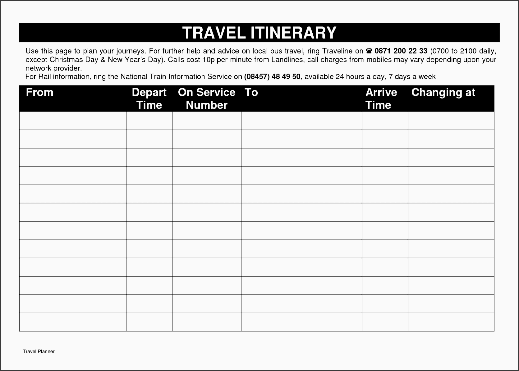 Skip to end of list. 6+ 5 Day Trip Planner Template Easy to Use SampleTemplatess