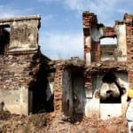 Remains of building at village Hond Chiller (Haryana) which was ruined in 1984 during Sikh genocide