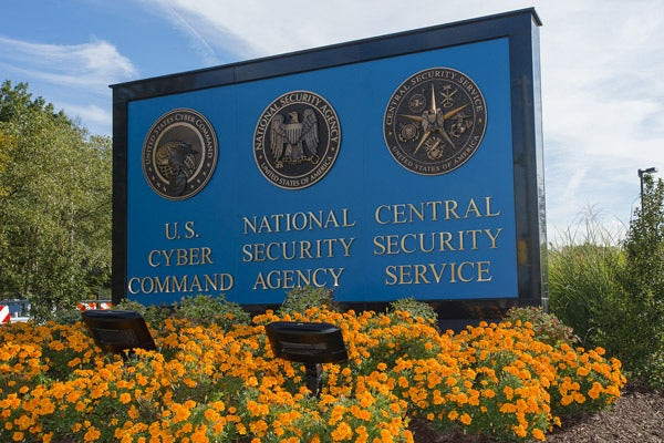 National Security Agency Sign 