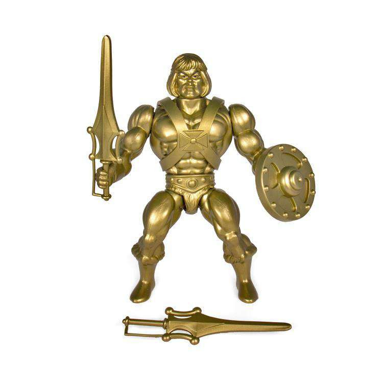 Image of Masters of the Universe Vintage Wave 3 - He-Man (Gold Statue) - SEPTEMBER 2019