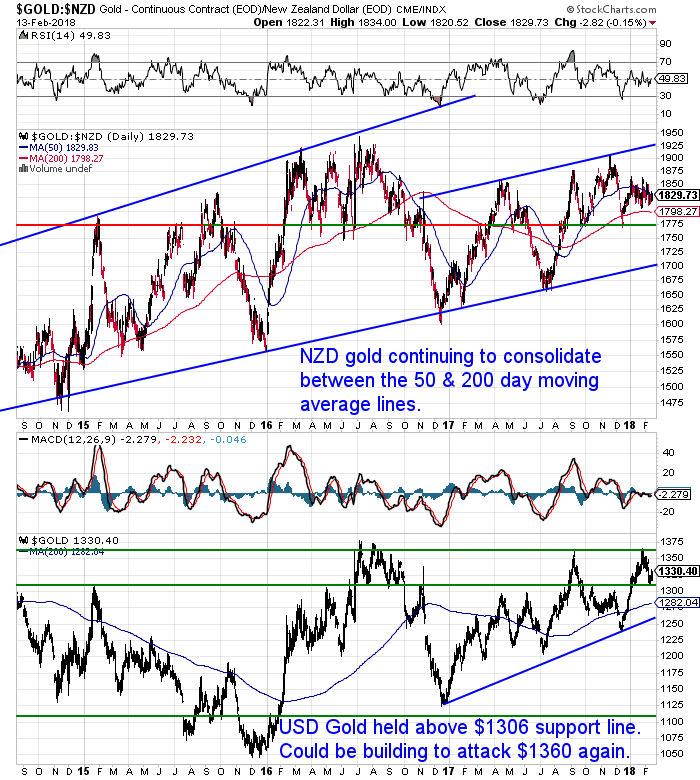 NZ Dollar Gold Chart NZ Dollar Gold Chart