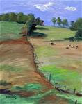 ORIGINAL LANDSCAPE PAINTING OF RURAL VIRGINIA - Posted on Friday, March 6, 2015 by Sue Furrow