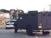 SWAT team vehicle deployed at Pulse Club in Orlando, Florida.