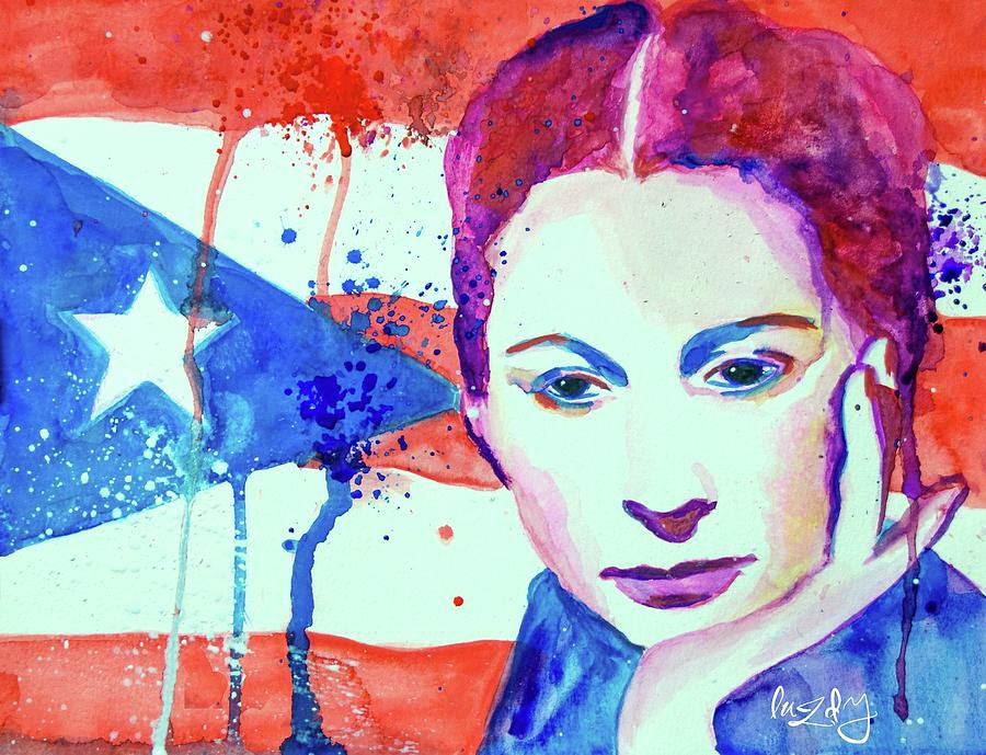 Julia de Burgos Hacia Tu Estrella #1 by Luzdy Rivera