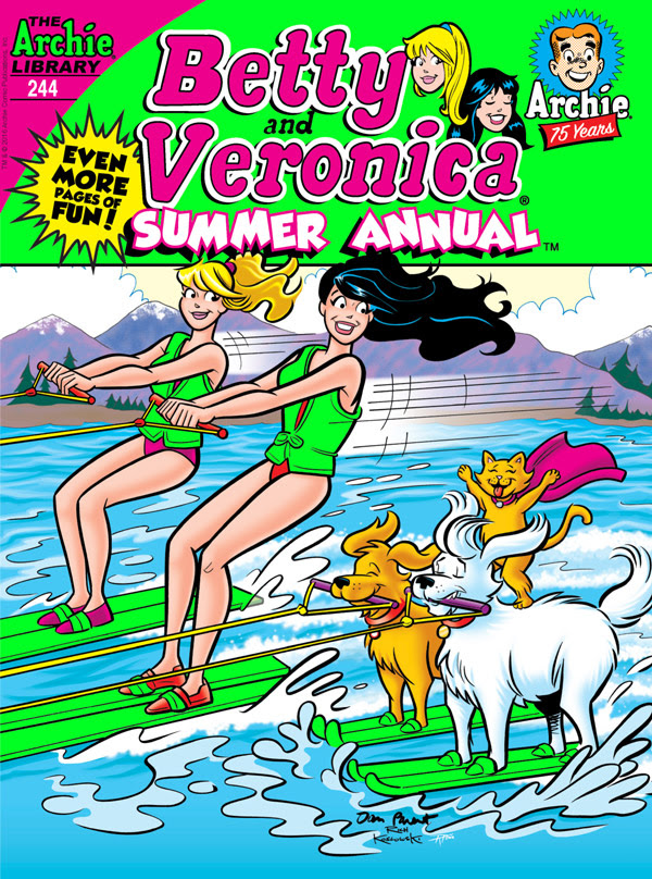 Betty & Veronica Summer Annual Digest #244 Cover by Dan Parent