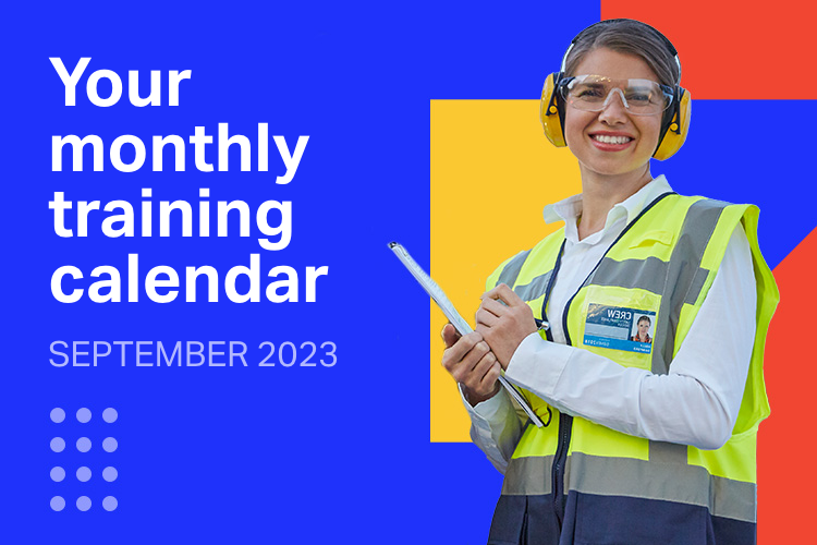 Your Monthly Training Calendar