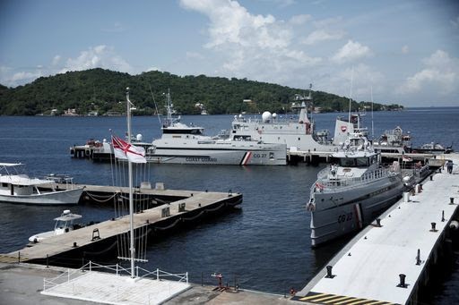 The Coast Guard base at Staubles Bay in Chaguaramas.