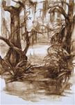 River Sketch - Posted on Thursday, November 20, 2014 by Merewyn Heath