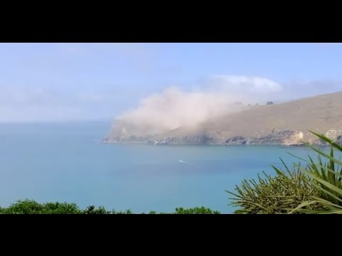 Christchurch, New Zealand M5.8 Earthquake causes Whitewash Head cliffs to crumble  Hqdefault