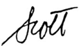 Scott Cowen signature that reads "Scott"