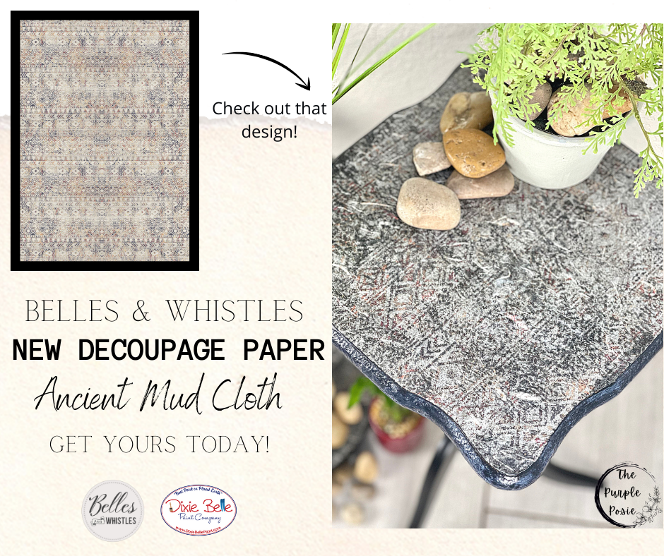 Belle&#39;s &amp; Whistles - Decoupage Rice Papers - Dixie Belle