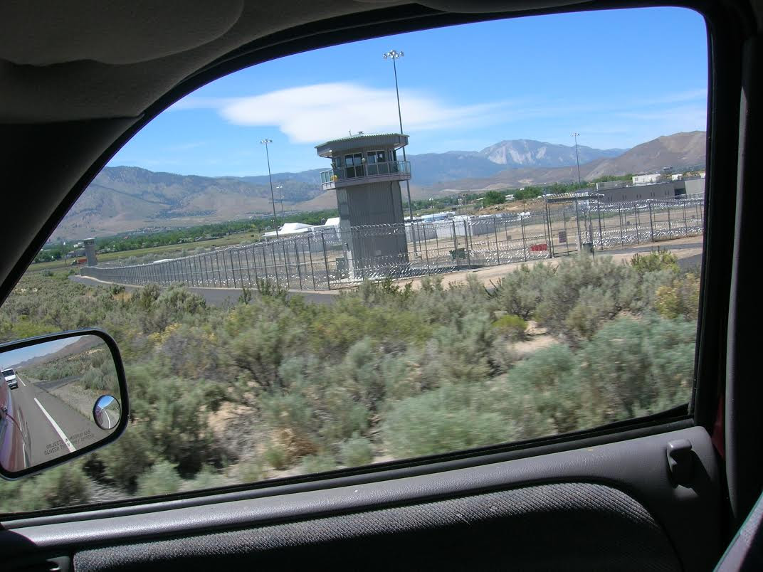 'New Concertina Wire' Fencing Around Closed Prison And Guard In Tower -  NVSTATEPRIOSN