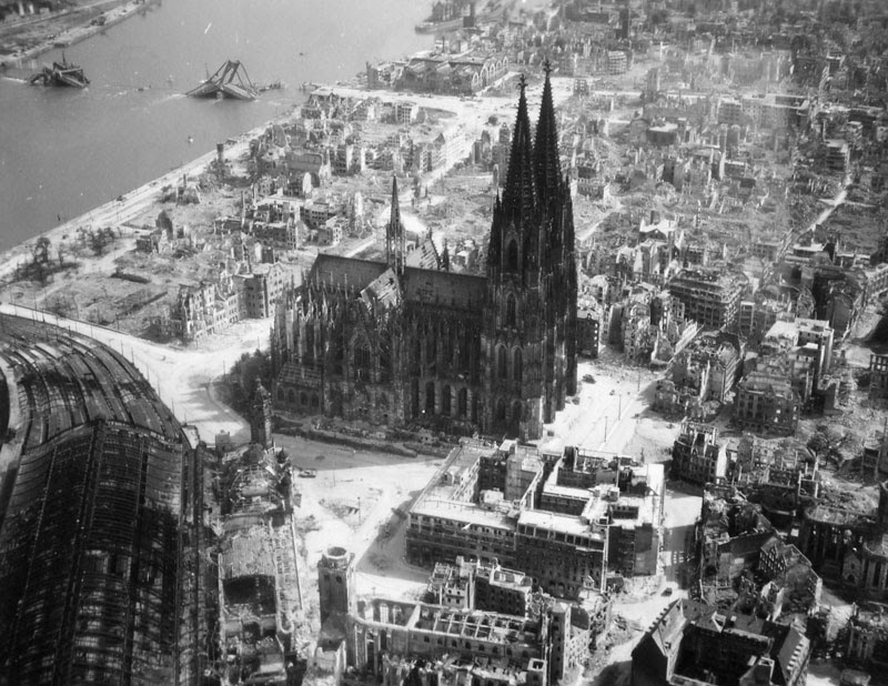 http://twistedsifter.com/2013/08/cologne-cathedral-during-wwii/