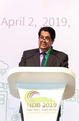 Presidente do Novo Banco de Desenvolvimento, K.V. Kamath (PRNewsfoto/New Development Bank)