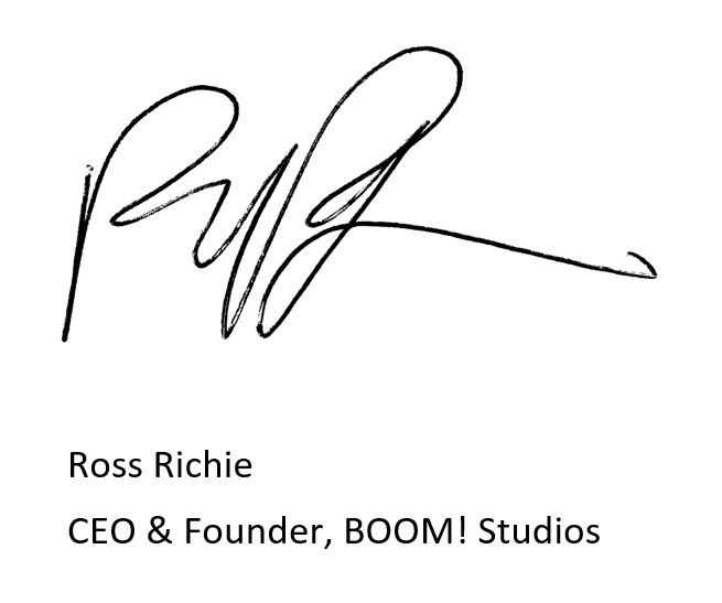 BOOM! Studios CEO Ross Richie delivers a message to retailers
