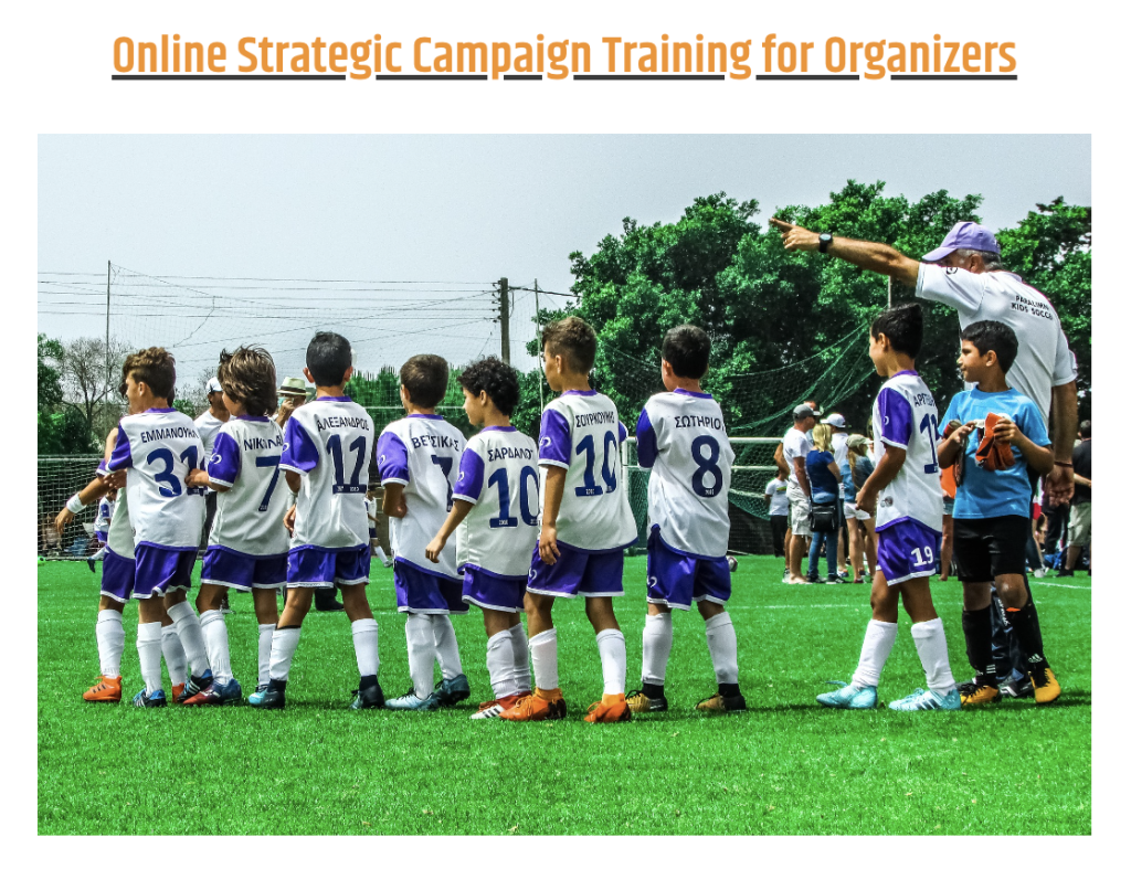Strategy for organizers is a free Demlabs online course taught by Heather Booth the founder of The Midwest Academy.