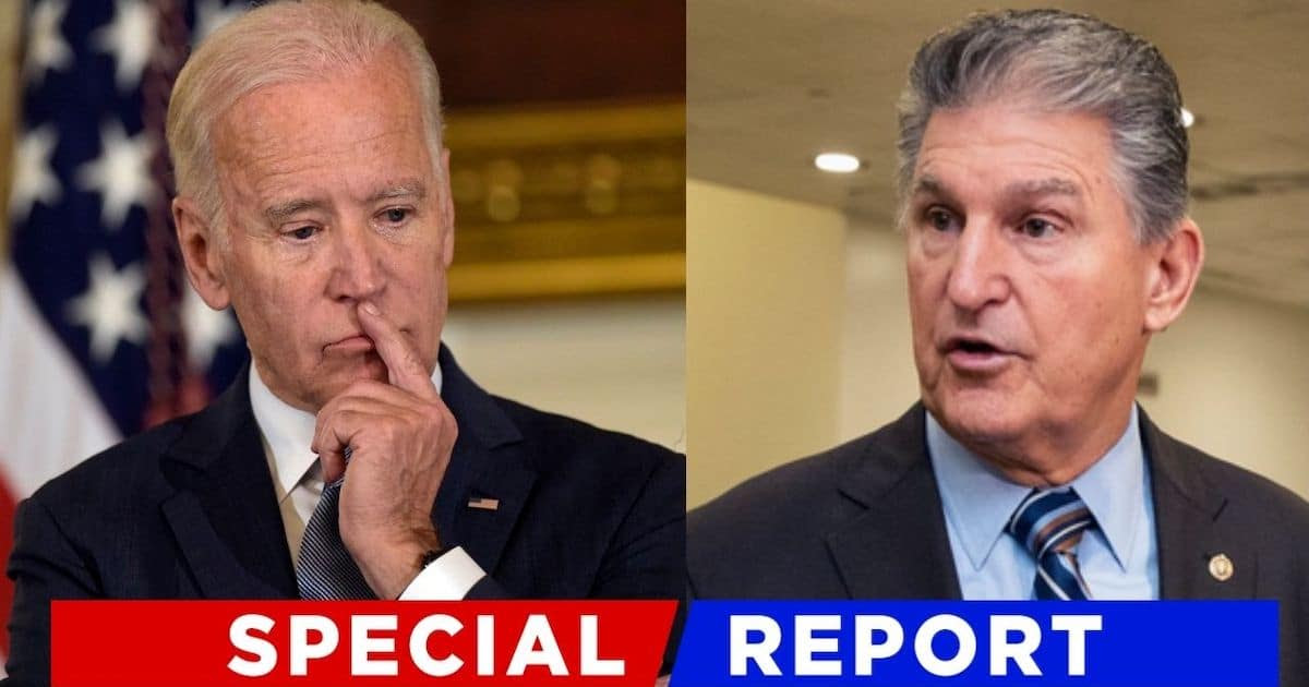 Manchin Stands Up To Biden - Gives The President 1 Unexpected Order