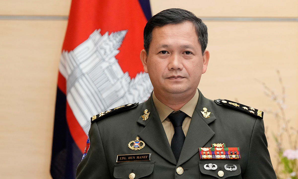 General Hun Manet, deputy commander of the Cambodian army, ahead of a meeting with Japanese Prime Minister Fumio Kishida in Tokyo on February 16.  Photo: Reuters.