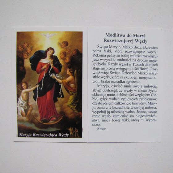 Maryja Rozwiązująca Węzły - gładki (K-501)