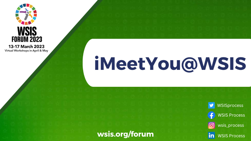 Networking | iMeetYou@WSIS poster