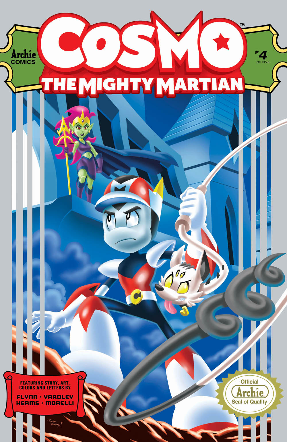 COSMO THE MIGHTY MARTIAN #4: CVR A Yardley