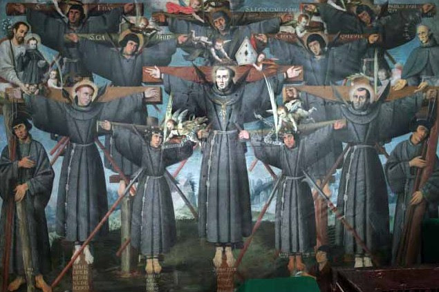 Znalezione obrazy dla zapytania ŚW. PAWŠA MIKI I TOWARZYSZY, MĘCZENNIKÓW