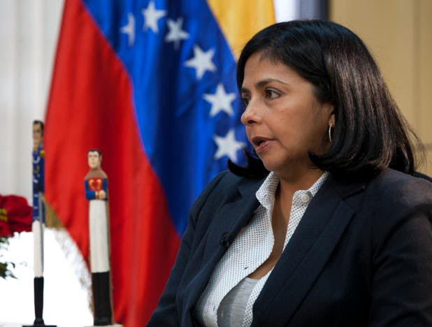 La ministra del Poder Popular para las Relacionas Exteriores, Delcy Rodíguez