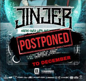 Show do Jinjer em São Paulo é Adiado!