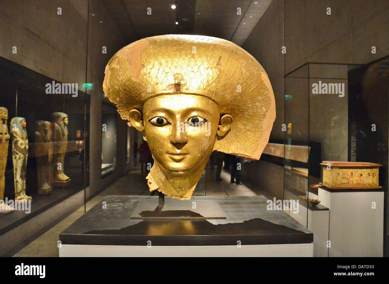 State Museum of Egyptian Art Munich head of a coffin lid king's