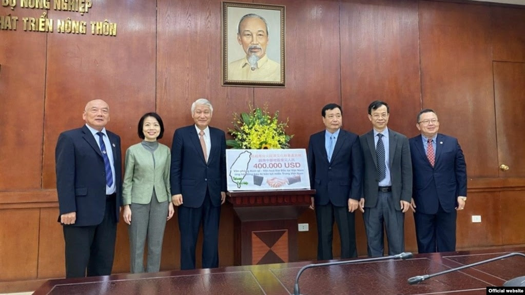 Đài Loan tặng 400.000 USD hỗ trợ nhân đạo cho Việt Nam