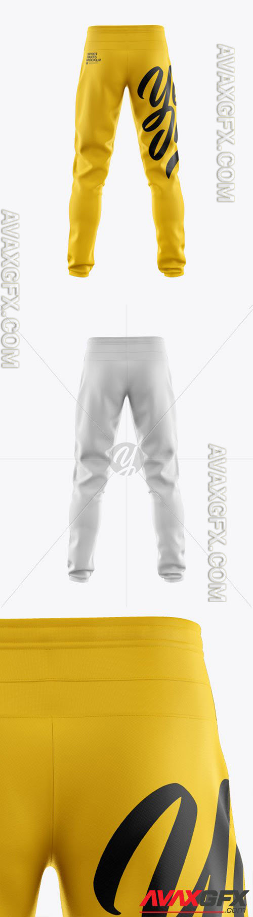 Download Womens Pants Mockup Front View Gif Yellowimages Free PSD