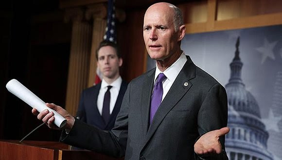 Senador republicano Rick Scott. Foto: Prensa Latina.